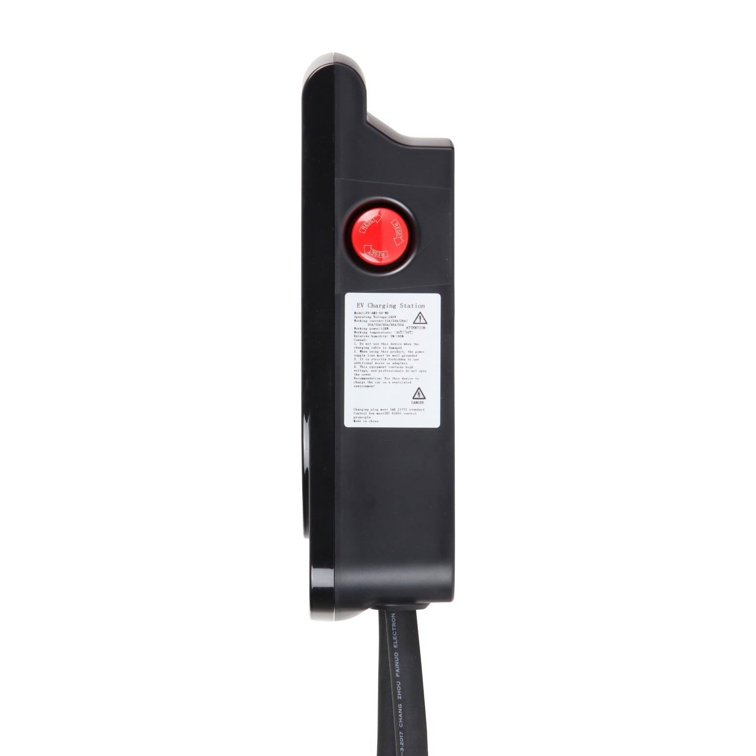 Primecom 50 or 80 Amp Level 2 EV Charger -  50 Feet Cord Lengths Only In ElectoGb
