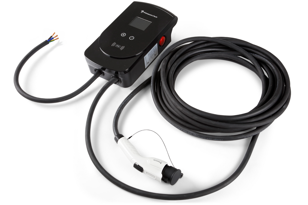 Primecom 80 Amp Level 2 EV Charger | 18ft to 50ft Cord Lengths | 22KW 220 Volt Only In ElectoGb