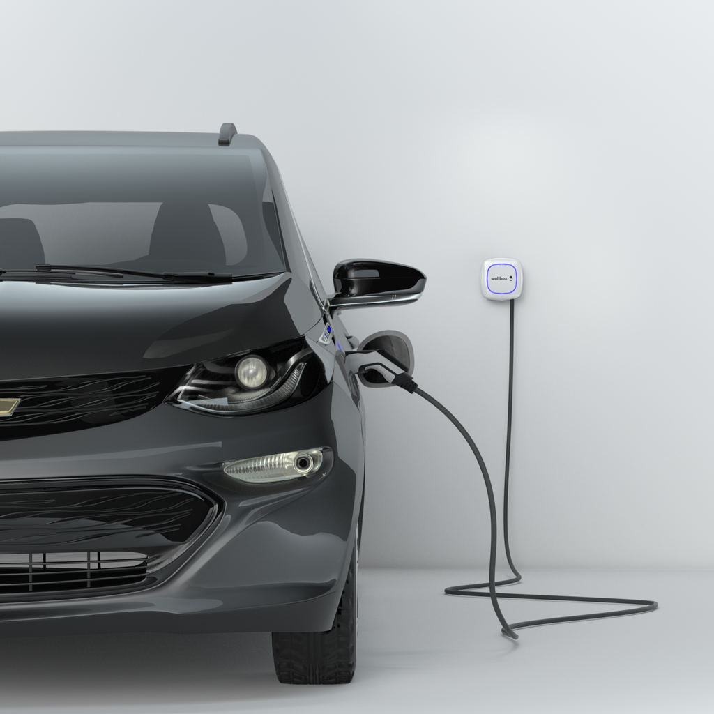 Wallbox Pulsar Max 7kw EV Charge Point, Tethered Charger - Type 2 Only In ElectoGb