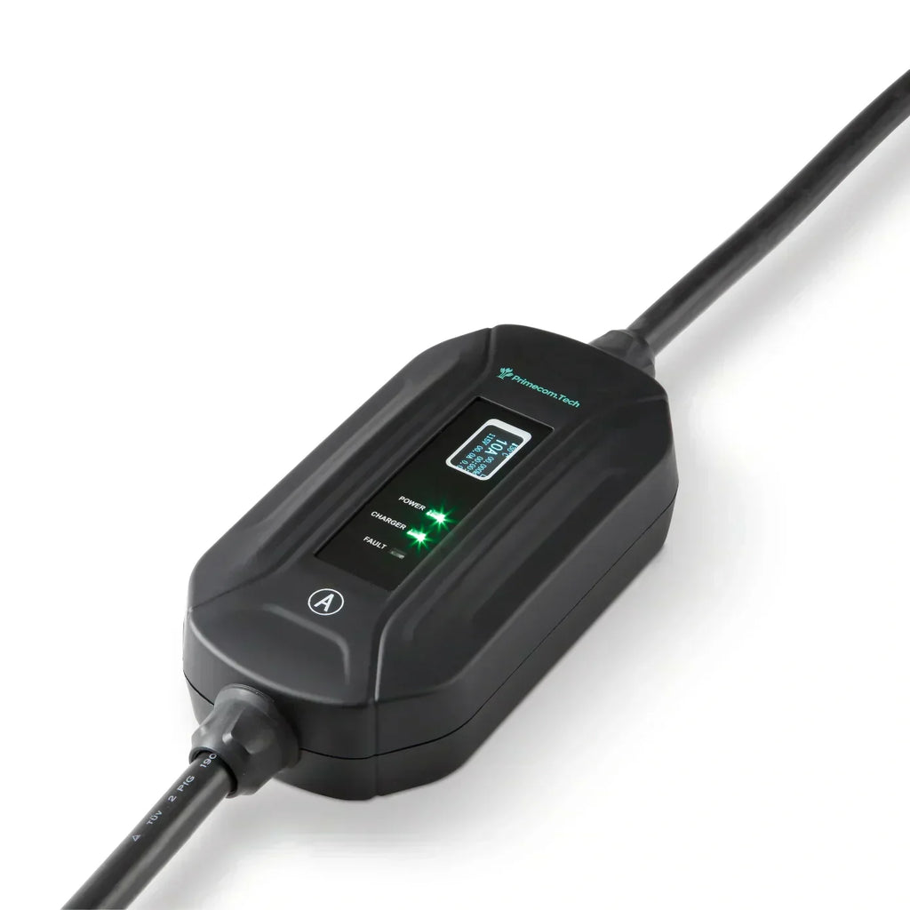 Primecom 24 Amp Level 2 EV Charger Amperage Adjustable: 10A - 16A - 24A Only In ElectoGb